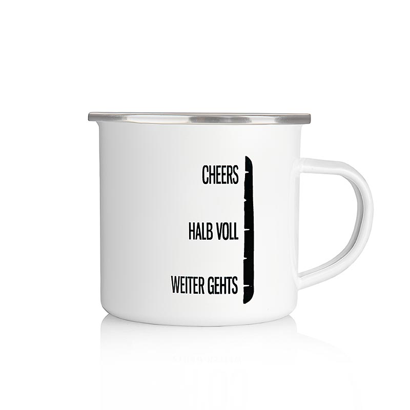 Cops metallmugg Knast-mugg med logotyp, 1 st
