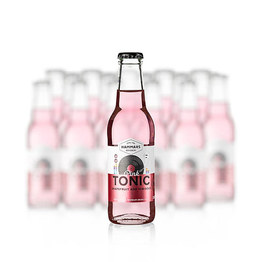 Hammars Tonic Pink Grapefruit & Hibiscus, Sverige, 3,6 L, 18 x 200 ml