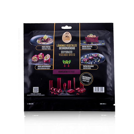 Vegetariskt matpapper "Rödbetor", La Cocina de Senén, 110 g, 10 ark