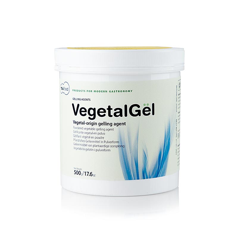 TÖUFOOD VEGETALGËL, geleringsmedel, vegetarisk gelatin, 500 g