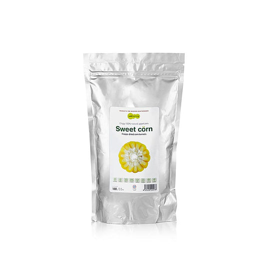 TÖUFOOD LYOFËELING SWEETCÖRN, frystorkad majs, hel, 100 g