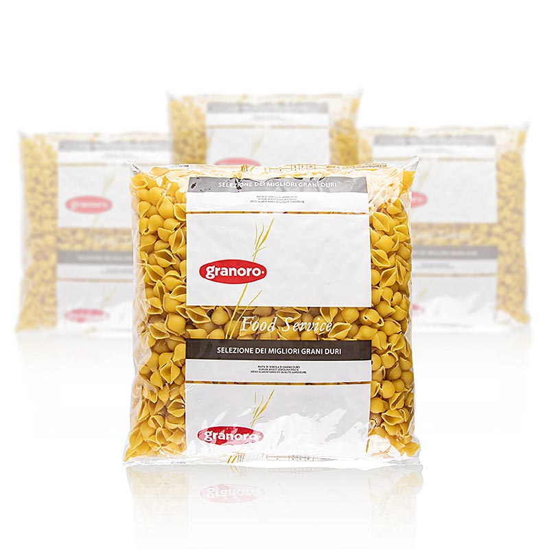 Granoro Conchiglie (snäckpasta), nr 105, 12 kg, 4 x 3000 g