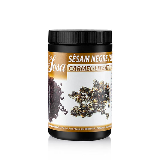 Sosa karamelliserad sesam, svart, hel (39479), 600 g