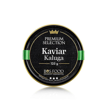 BOS FOOD Premium Selection – Kaluga-kaviar (Huso dauricus), Kina, 125 g