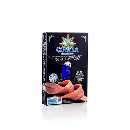 Ansjovisfiléer i olivolja, "Anchoas Serie Limitada", stora filéer, 115 g