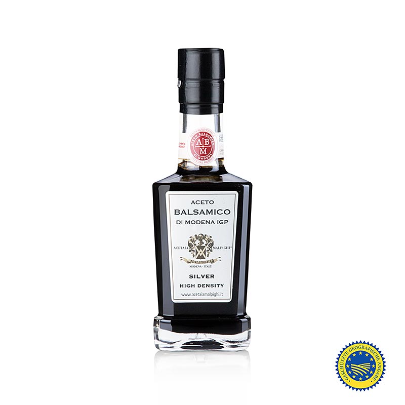 Aceto Balsamico di Modena IGP/g.g.A., silver, 8 år, Malpighi, 250 ml