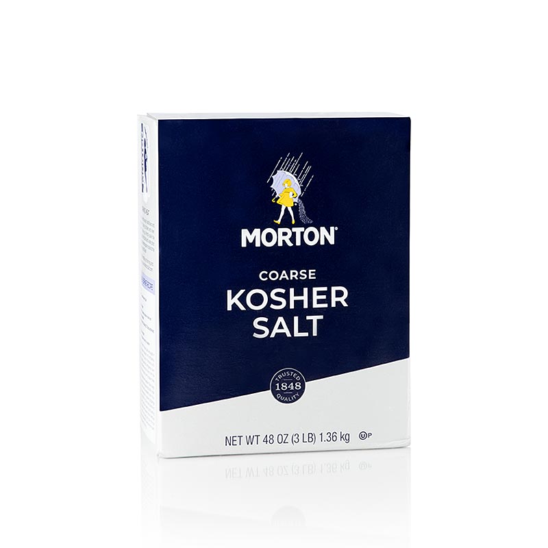 Kosher Salt, kosher-salt, grovt, Morton, 1,36 kg