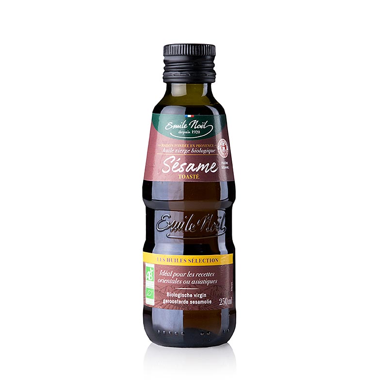 Sesamolja, rostad, Fairtrade, Emile Noel, ekologisk, 250 ml