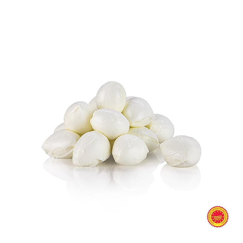 Buffelmozzarella, Cardinali (ca 16 g per boll), Campana D.O.P., 250 g