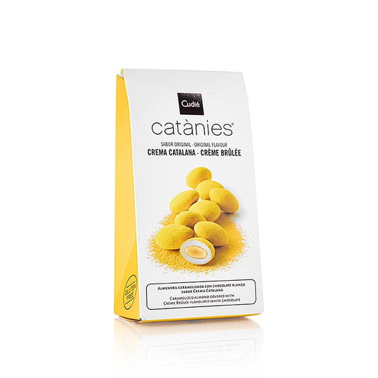 Catanies Crême Brûlée, spanska mandlar i crème brûlée/crema catalana, Cudies, 80 g