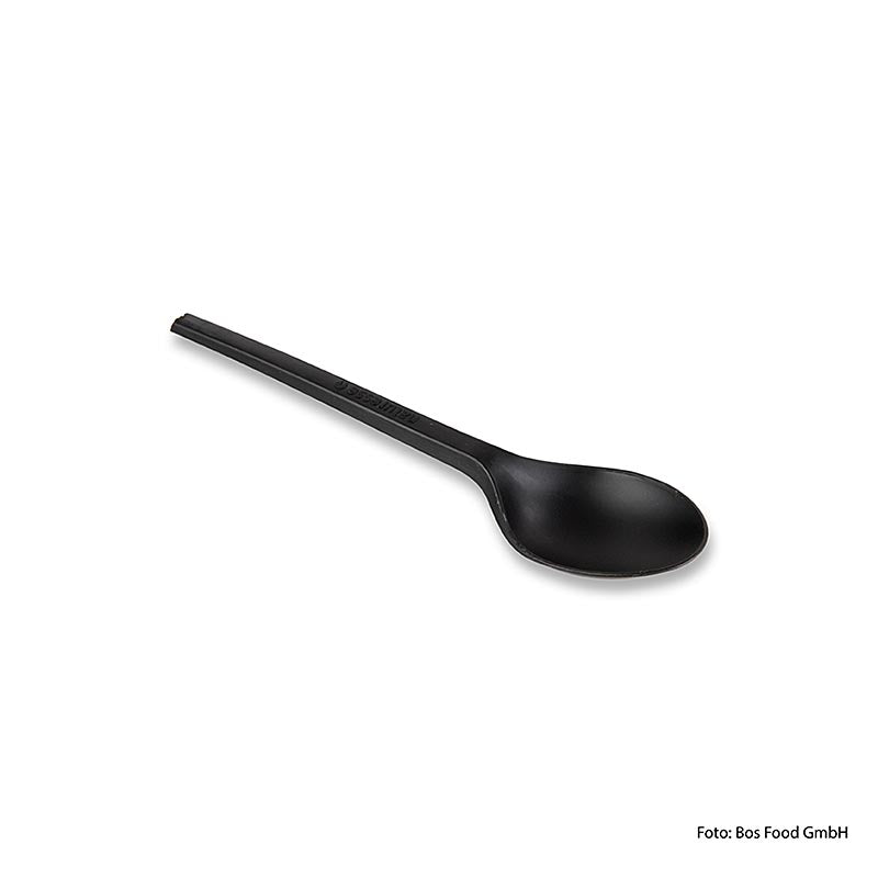 Naturesse kaffesked, svart, 128 mm, REUSABLE CPLA, 1 000 st