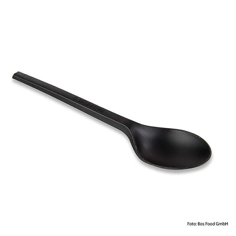 Naturesse kaffesked, svart, 128 mm, REUSABLE CPLA, 50 st