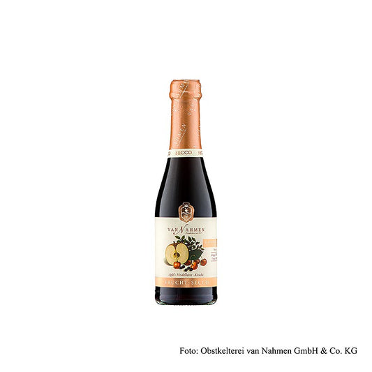 Van Nahmen Äpple-blåbär-körsbär Fruchtsecco, alkoholfri, 200 ml