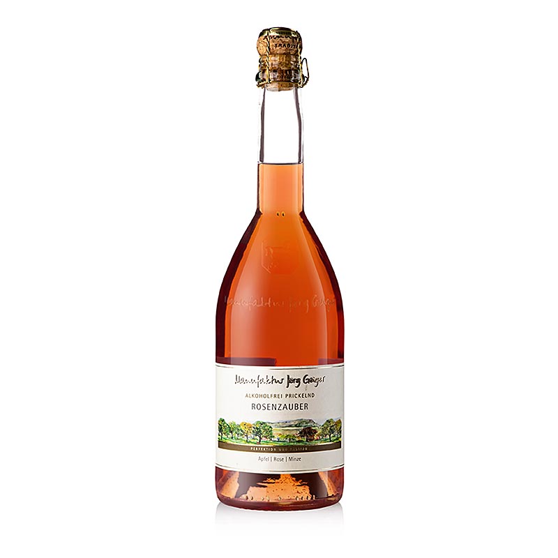 Jörg Geiger Alkoholfri mousserande "Rosenzauber", 750 ml