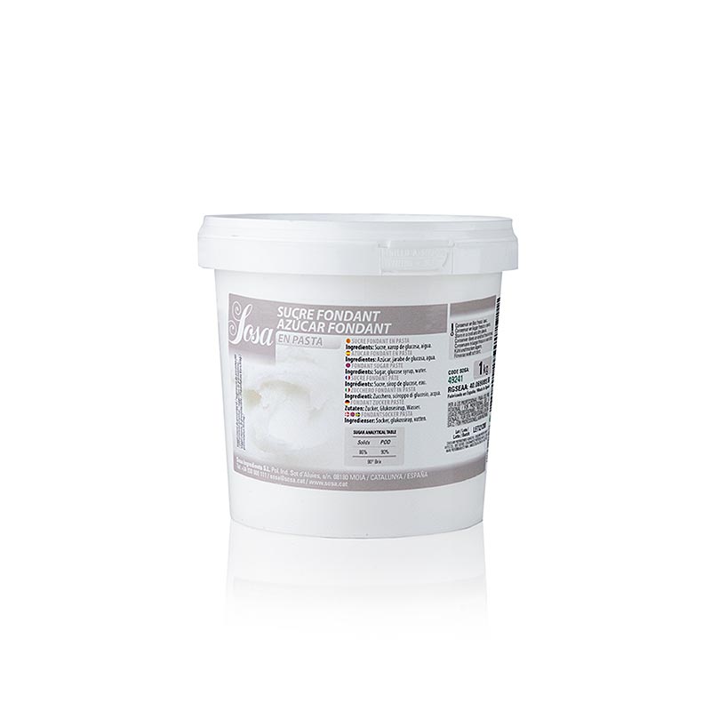 Sosa Fondantsocker, pastös, 1 kg