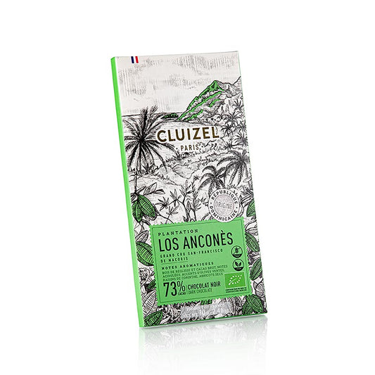 Plantagechokladkaka Los Ancones 73 % mörk, Michel Cluizel, ekologisk, 70 g