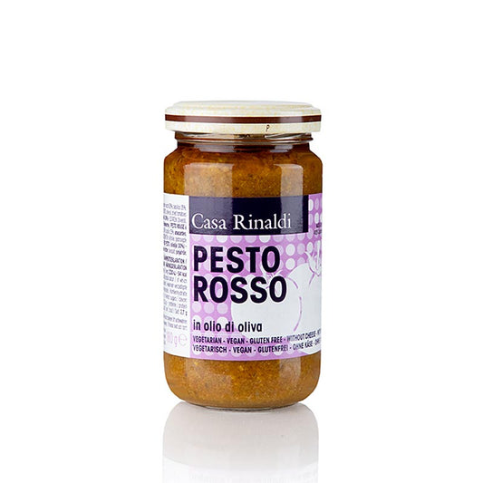 Pesto Rosso, tomatpesto med olivolja, vegansk, Casa Rinaldi, 180 g