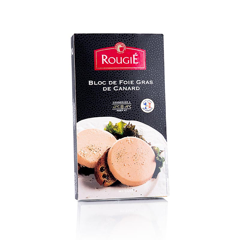 Anka-foie gras-block, 2 x 40 g skivor, Rougié, 80 g