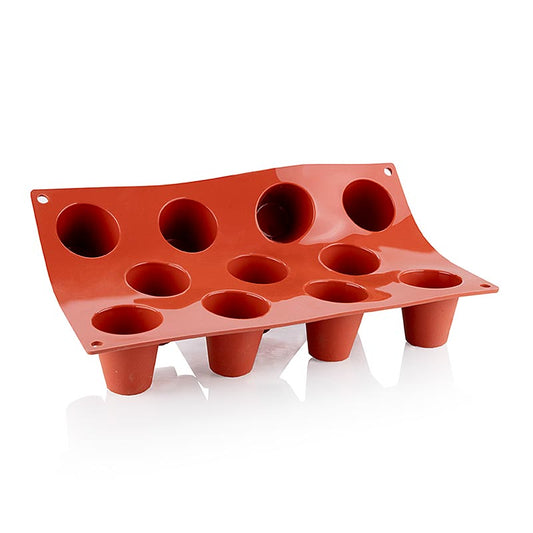 Silikonmatta 17,5x30 cm, 11 Baba-formar medelstora, 45x48 mm, 50 ml, 1 St