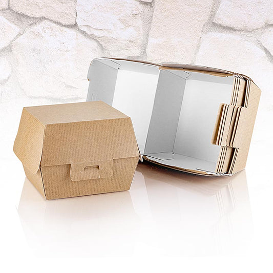 Take Away-burgarlåda "The Pack", 130x125x90 mm, 50 st
