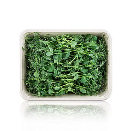 Fullpackade microgreens "Ärtor", helt unga blad/groddar, 100 g