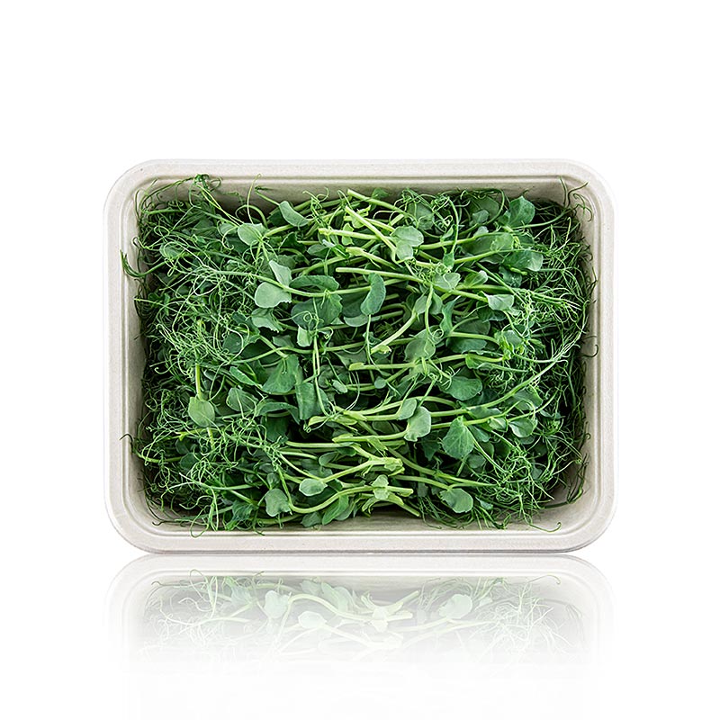 Fullpackade microgreens "Ärtor", helt unga blad/groddar, 100 g