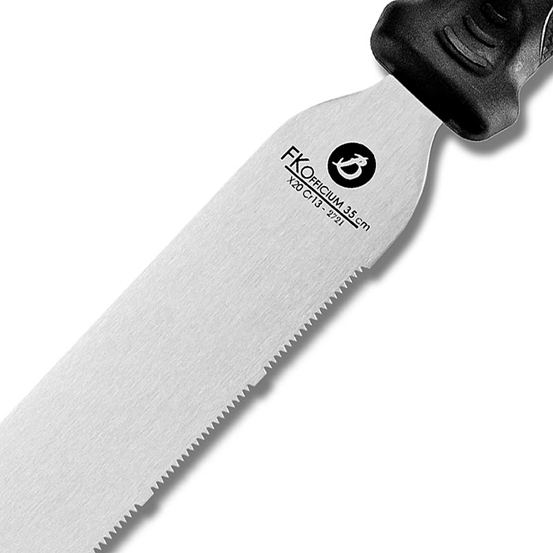 FK OFFICIUM kexsåg (palett), 35 cm, tandad, de Buyer (4234.35), 1 st