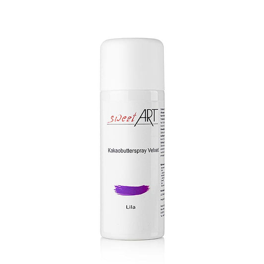 Kakaosmörspray, sammetseffekt, lila/violett, Sweet Art, 400 ml