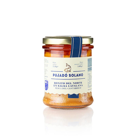 Bonito del Norte en Salsa Catalana, tonfisk i marinad, Pujado Solano, 210 g