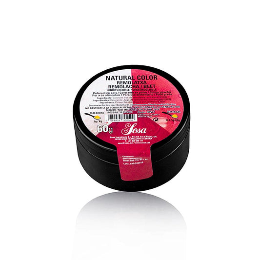 Sosa naturlig livsmedelsfärg rödbeta, pulver, vattenlöslig (38577), 60 g