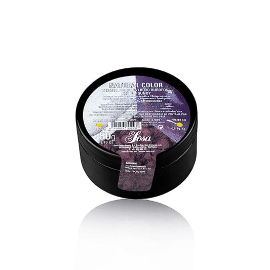 Sosa naturlig livsmedelsfärg burgunderröd, pulver, vattenlöslig (37849), 50 g