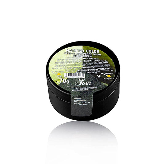 Sosa naturlig livsmedelsfärg olivgrön, pulver, vattenlöslig (38584), 70 g
