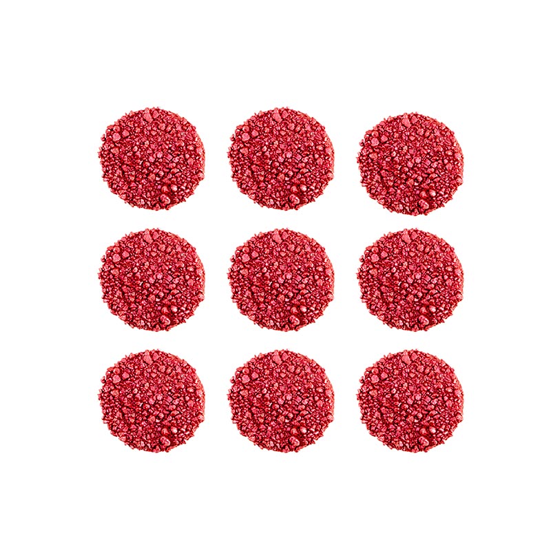 Chokladdekoration Crumble Red, Dobla (77736), 384 g, 486 st