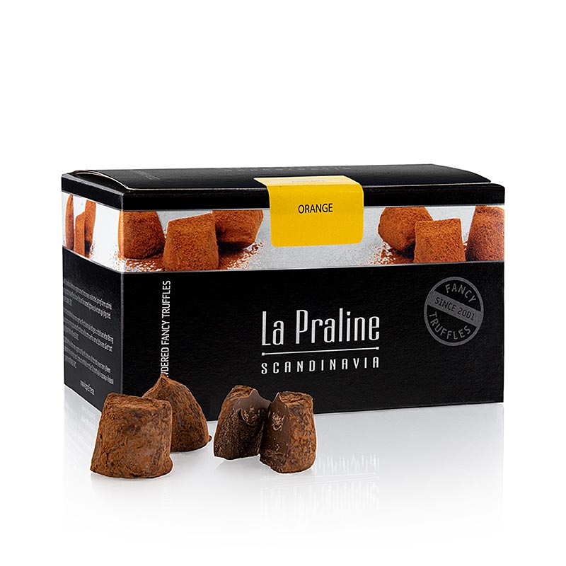 La Praline Fancy Truffles, chokladkonfekt med apelsin, Sverige, 200 g