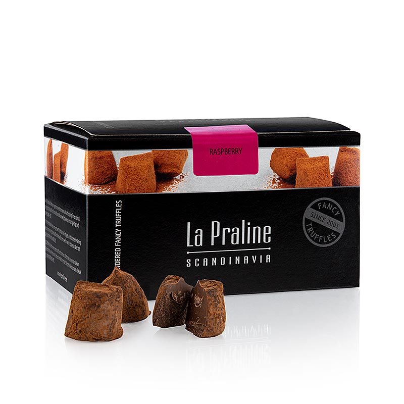 La Praline Fancy Truffles, chokladkonfekt med hallon, Sverige, 200 g