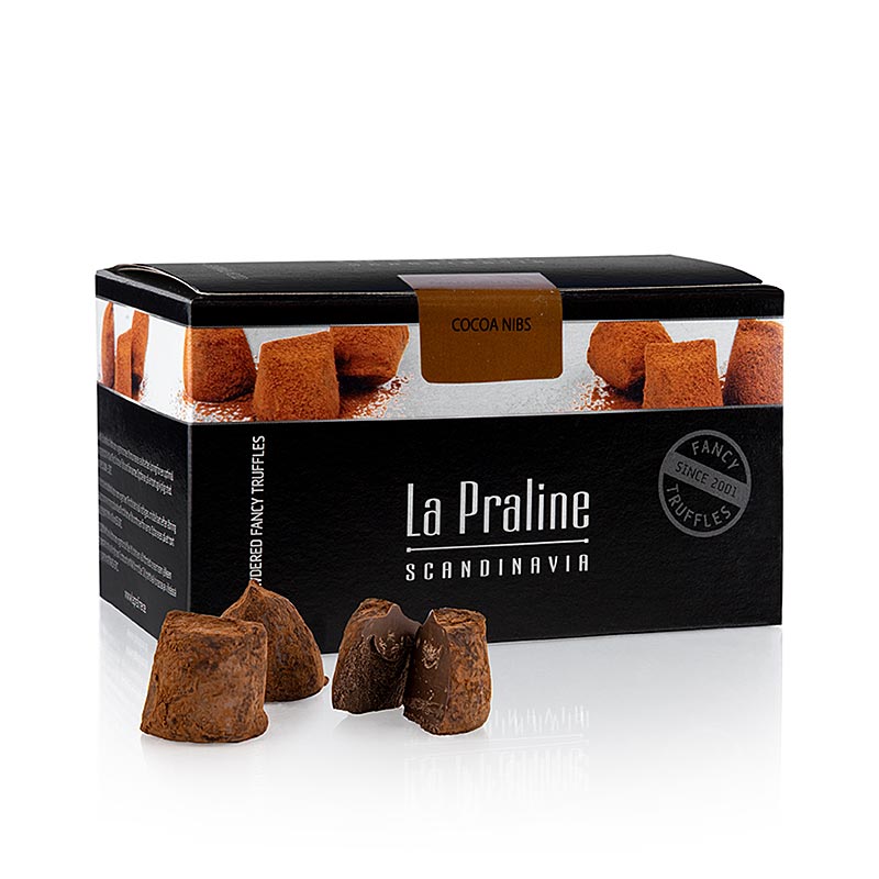 La Praline Fancy Truffles, chokladkonfekt med kakaosplitter, Sverige, 200 g