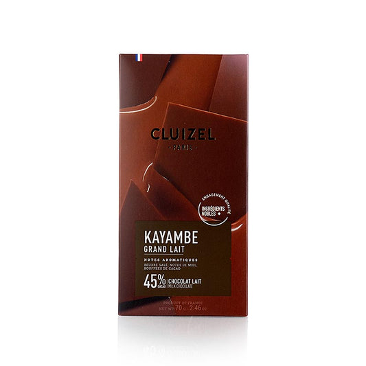Plantagenschokoladentafel Kayambe 45 % mjölk, Michel Cluizel (12245), 70 g