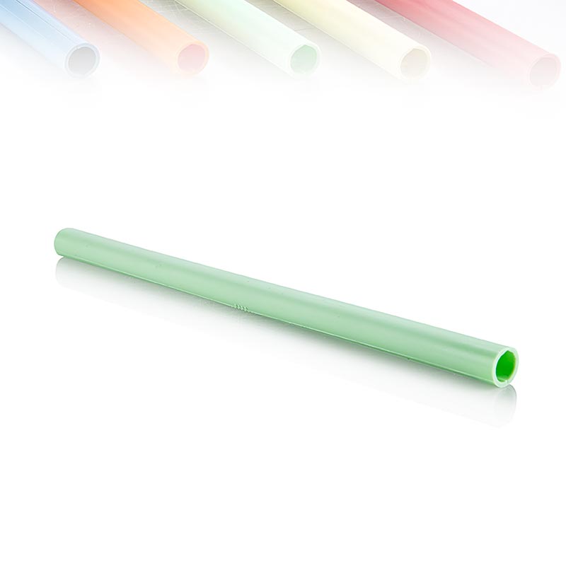ClickStraw – återanvändbart sugrör, grönt, 10 st