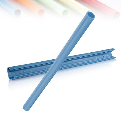 ClickStraw – återanvändbart sugrör, blått, 10 st