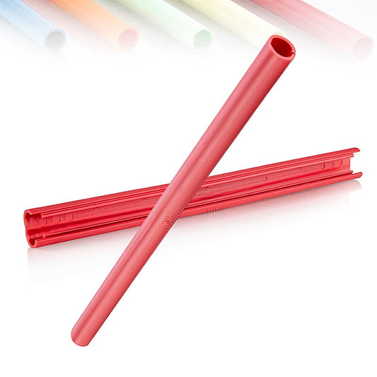 ClickStraw – återanvändbart sugrör, rosa, 10 st