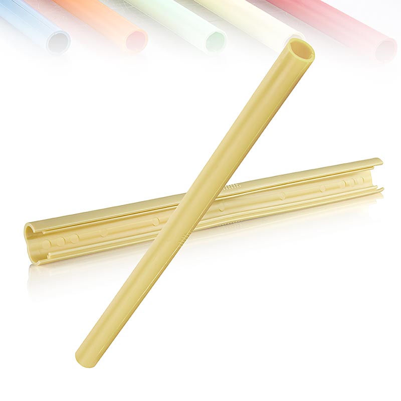 ClickStraw – återanvändbart sugrör, champagne, 10 st