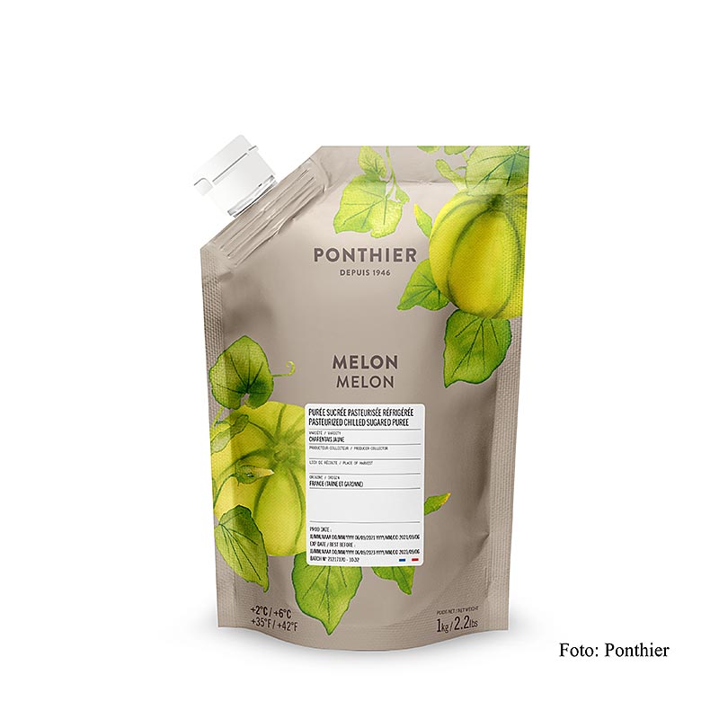 Ponthier melonpuré (Charentais), med socker, 1 kg
