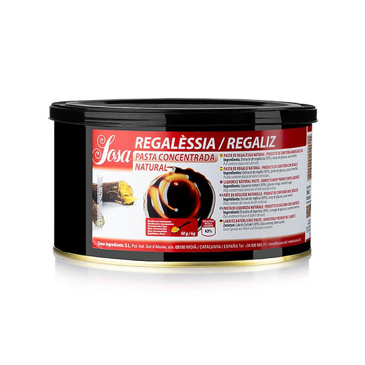 Sosa-pasta – lakrits naturlig (39403), 1,5 kg
