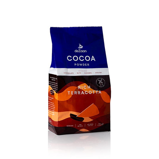 Rich Terracotta kakaopulver, svagt avfettat, 20–22 % fett, deZaan, 1 kg