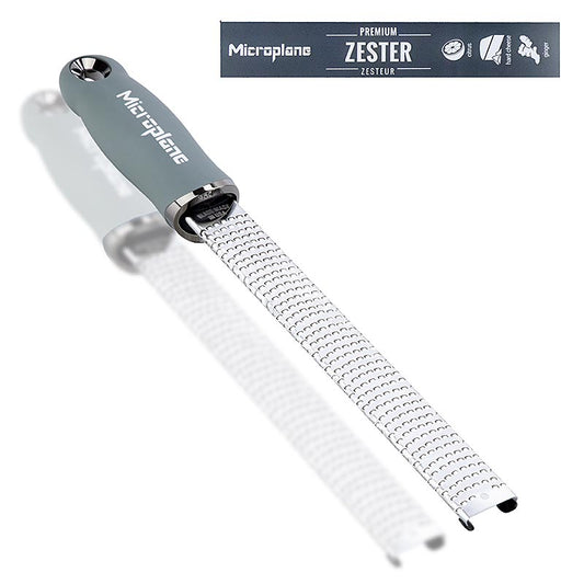 Microplane Premium Classic – stav, rivjärn, handtag eukalyptusgrönt /soft-touch, 1 st