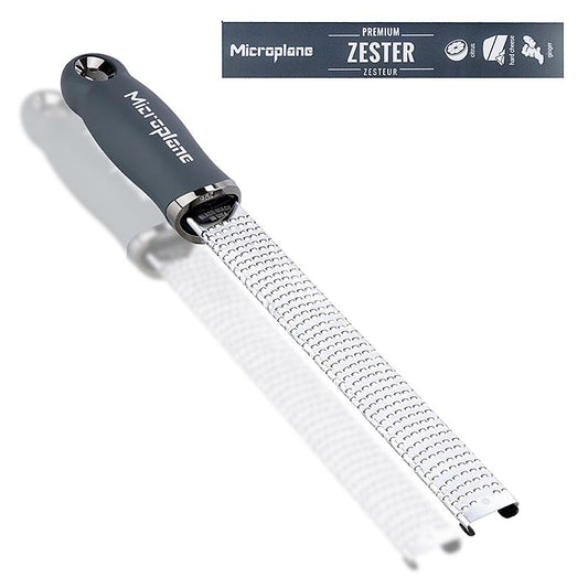 Microplane Premium Classic – stav, rivjärn, handtag antracitgrå /soft-touch, 1 st