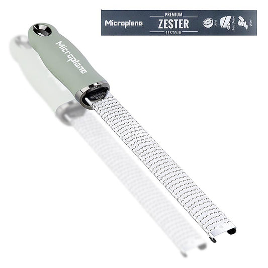 Microplane Premium Classic – stav, rivjärn, handtag salvia grönt /soft-touch, 1 st
