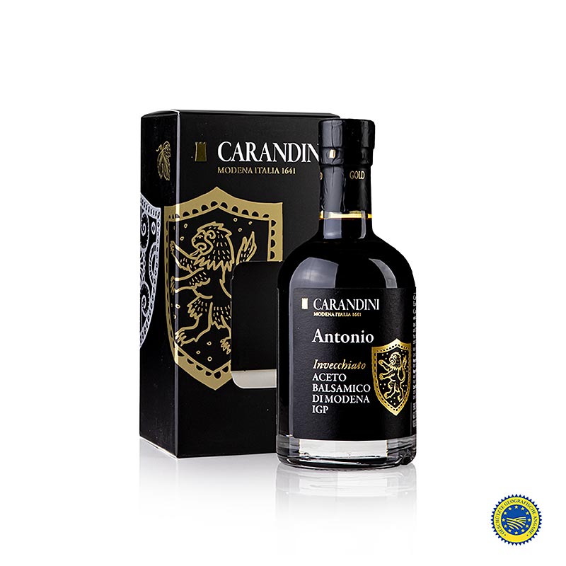 Carandini Aceto Balsamico Modena g.g.A., Antonio, invecchiato (presentförpacknin, 250 ml