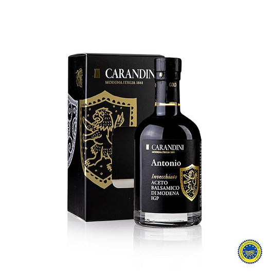 Carandini Aceto Balsamico Modena g.g.A., Antonio, invecchiato (presentförpacknin, 250 ml