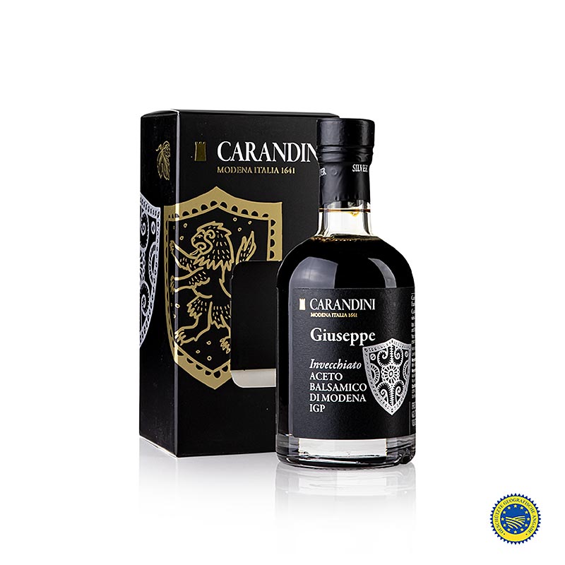 Carandini Aceto Balsamico Modena g.g.A., Giuseppe, invecchiato (presentförpackni, 250 ml